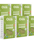 The Only Bean - Organic Edamame Fettuccine Pasta - High Protein, Keto Friendly, Gluten-Free, Vegan, Non-GMO, Kosher, Low Carb, Plant-Based Bean Noodles - 8 oz (6 Pack)