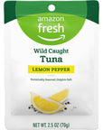 Amazon Fresh Lemon Pepper Flavor Tuna Pouch 25 Oz