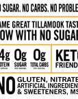 Tillamook Country Smoker Keto Friendly Zero Sugar Beef Jerky Original 22 Ounce Pack of 4