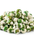 NUTS US  Wasabi Coated Green Peas  Vegan  Premium Quality  Crunchy  Spicy Roasted Flavor  Packed in a Resealable Bag 3 LBS