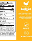 Chefs Cut Chicken Snack Sticks Barbecue High Protein Meat Snack Individually Wrapped 7g Protein and 60 Calories Gluten Free  1 Ounce Pack of 16