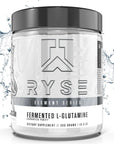 Ryse Element Series Fermented L-Glutamine Amino-Acid | Muscular & Cellular Recovery & Hydration | Gut, Intestinal, & Immune Health | 60 Servings