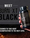 Burn XT Black Thermogenic Fat Burner - Weight Loss Supplement, Appetite Suppressant, Nootropic Energy Booster W/TeaCrine - Premium Acetyl L-Carnitine, Green Tea Extract, Capsimax - 90 Veg Diet Pills