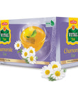 Chamomile Tea Count of 30 Chamomile Tea Bags  Flavourful Taste of Herbal Tea Freshly Packed with Original Taste of Chamomile Herb Aromatic Tea Beverages by Vital Products