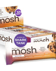 MOSH Peanut Butter Chocolate Crunch Protein Bars 12g GrassFed Protein Keto Snack GlutenFree No Added Sugar Lions Mane B12 Vitamins Supports Brain Health Workout Recovery Breakfast ToGo 12 Bars