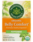 Traditional Medicinals Tea Grn Peppermint Org