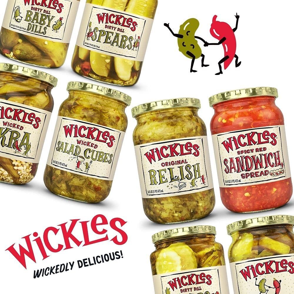 Wickles Wicked Okra 16 OZ Pack of 6