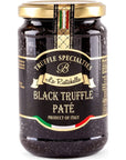 La Rustichella  Black Truffle Patè 988 oz 280 gr  Kosher  100 Made in Italy  Vegan GlutenFree CholesterolFree