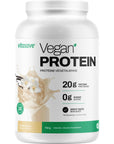 Vitasave Vegan Protein Powder - Natural Vanilla Flavour, 20g Plant Based Protein, 28 Servings, 750g Tub, Soy Free, Gluten Free, Dairy Free and Sugar Free