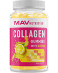 Collagen Gummies for Women | 200mg Hydrolyzed Collagen + 2500mcg Biotin, With Vitamin C, E & Zinc | Anti Aging, Hair Growth, Skin, Strong Nails | Non-GMO Gummy Vitamin Supplements | 60 Count