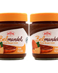 Zentis Belmandel Almond Nougat Cream without palm oil  Bread Nut Spread 2 x 300g 2116 Oz  Germany