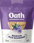 OATH Mountain Berry Overnight Oats  Gluten Free NonGMO Vegan Paleo Friendly 116oz Pack of 1