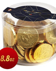 Albert Premier Belgian Chocolate Coins  48 Individually Wrapped Gold Coins Kosher Certified Milk Chocolate Treats  For Holidays Celebrations Easter candy and Gifting