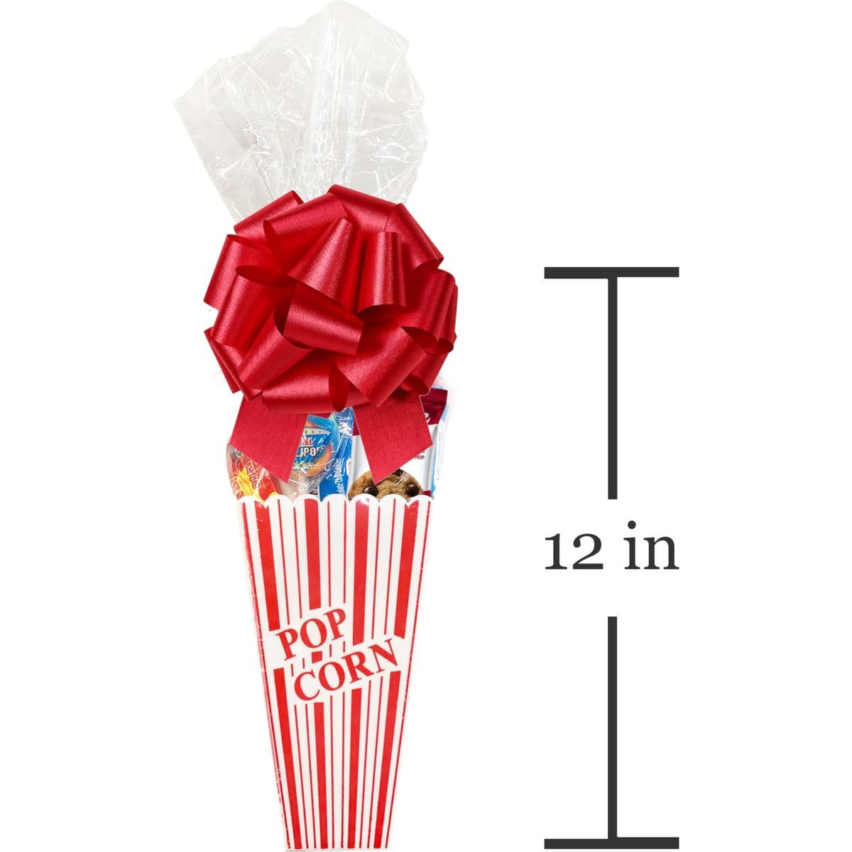 Celebration Gift Popcorn Set Perfect For Fathers Day Gift Teachers Graduations Birthdays  More  Includes Movie Night Snacks Kids Candy Bouquet Thank You Gift Care Package Chocolate Chip