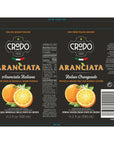 Fonti Di Crodo Aranciata Italian Sparkling Orangeade 112 Oz Cans Pack of 24