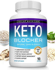 Toplux Keto Blocker Pills White Kidney Bean Extract - 1800 mg - 90 Capsules