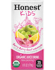 Honest Juice Boxes for kids Organic Juice  Juice Box of Apple Juice Berry Lemonade Grape  Fruit Punch has No Added Sugar and Tasty Juice Drink for Adult and Kids  6 Fl oz Pack of 10  Every Order is Elegantly Packaged in a Signature BETRULIGHT Branded Box