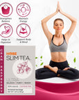 Ultra Slim Tea CranRaspberry Tea Bags 24 Count Box