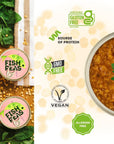 FISH PEAS  Plant Based Vegan Spread Food in DANISH Sauce with Tomato Onion and Leek Plant Based Ready to Eat Meals Gluten Free Organic Canned Vegan Meal Replacement  125g single pack