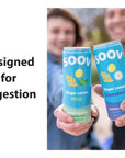 Soov Sparkling Ginger Drinks - 12 Pack, Real Ginger Juice