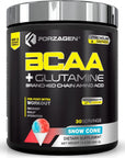 FORZAGEN BCAAS Amino Acids Powder with Glutamine BCAA Powder