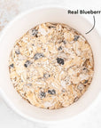 Mylk Labs Blueberry Maple Gluten Free Oatmeal Cups  Low Sugar Breakfast High Fiber Thin Rolled Oats High Protein Instant Oatmeal Non GMO Vegan  6 Pack