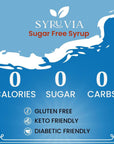 Syruvia Sugar Free Peach Syrup - 25.4 oz