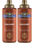 Ghirardelli Caramel Flavored Sauce 16 oz. Squeeze Bottle (Pack of 2)