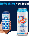 Richards Rainwater Still Canned Water 100 Rain Naturally Purified Drinking Water 16 fl oz Aluminum Cans Pack of 12