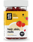 Hello Bello Hair, Skin, Nails Gummy Vitamins - Vegan Blend with Biotin, Vitamin E, and Vitamin C - Strawberry Flavor - 60 Count