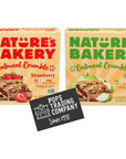 POPS TRADING COMPANY Since 1998 Natures Bakery Oatmeal Crumble Bar Variety Sampler 12ct 141oz With Pops Recipe Card