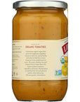 Lucini Organic Golden Tomato Sauce  Classic Italian Sauce in Glass Jar  Fresh Organic Tomatoes  No Sugar Added Pasta Sauce 24 oz