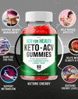 CV for Health Keto Gummies - Advanced Formula ACV - 180 Gummies