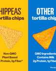 Hippeas Chickpea Tortilla Chips, Nacho Vibes, 1 Ounce (Pack of 18), 3g Protein, 3g Fiber, Vegan, Gluten-Free, Crunchy, Plant Protein Snacks