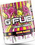 G fuel Hype Sauce Energy Powder, Sugar Free, Clean Caffeine Focus Supplement, Water Mix, Raspberry Lemonade Flavor, Focus Amino, Vitamin + Antioxidants Blend, 9.8 oz (40 Servings)