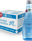 Clearly Canadian Zero Sugar Fresh Cherry Sparkling Water Beverage Zero Sugar  Zero Calories 1 Case 12 Bottles x 325mL