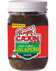 Candied Jalapeño Slices 12 oz Ragin Cajun Foods