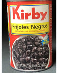 Kirby Black Beans Cuban Style 6 cans 15 oz each by Kirby