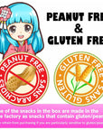 SHOGUN CANDY Japanese Snacks and Japanese Candy Popin Cookin Snack Boxes Kawaii Anime Hime Box Gluten  Peanuts Free 20 Ounce