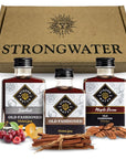 Strongwater Old Fashioned Craft Cocktail Mixer  Makes 36 Cocktails  Handcrafted Old Fashioned Syrup with Maple Pecans  More  Old Fashioned Gift Set Just Mix with Bourbon or Whiskey