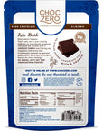 ChocZero Dark Chocolate with Almonds Sea Salt Keto Bark 6 Ounce Pack of 1