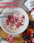 AKI 4Berry Blend Blueberry Raspberry Strawberry Blackberry Powder Superfood 529 Oz150Gr Ideal in Vitamin C  Ingredients  SugarFree Food coloring for Smoothies Ice Cream Popsicles  Yogurt