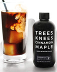 Trees Knees Cinnamon Maple Organic Maple Syrup Infused with Cassia Cinnamon 115 Ounce Bottle Vegan Gluten Free Paleofriendly GradeA Pure Maple Syrup Foodie Gifts Coffee Gifts Cocktail Gifts