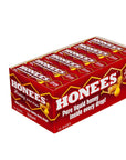 Honees Honey Filled Cough Drops  16oz Bar Pack of 24 MentholFree Lozenges  Temporary Relief from Cough  Soothes Sore Throat  All Natural