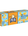 Polar Seltzer Water Orange Vanilla 100 Natural Sparkling Soda Beverage Soft Drink Cans  3 Cases 36 Pack