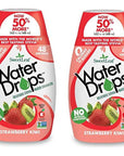 SweetLeaf Water Drops  Strawberry Kiwi Water Enhancer Sugar Free Sweet Leaf Stevia Water Flavoring Drops 162 Oz Ea Pack of 2