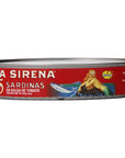 La Sirena Sardines in Tomato Sauce Oval Can 15 oz