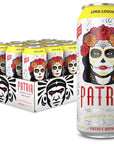 Patria Day of the Dead 16oz Sugar Free Energy Drink 200mg of Caffeine Natural Flavor Citrus Blast 12 pack