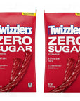 Twizzlers Zero Sugar  2 Pack  5 oz Bags  Delicious SugarFree Twizzler Flavor  Kosher  Fun  Delicious Snack