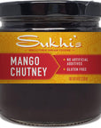 Sukhi’s Mango Chutney - Gluten Free Indian Chutney - Chutney Spread for Indian Food and Snacks (1 Pack)